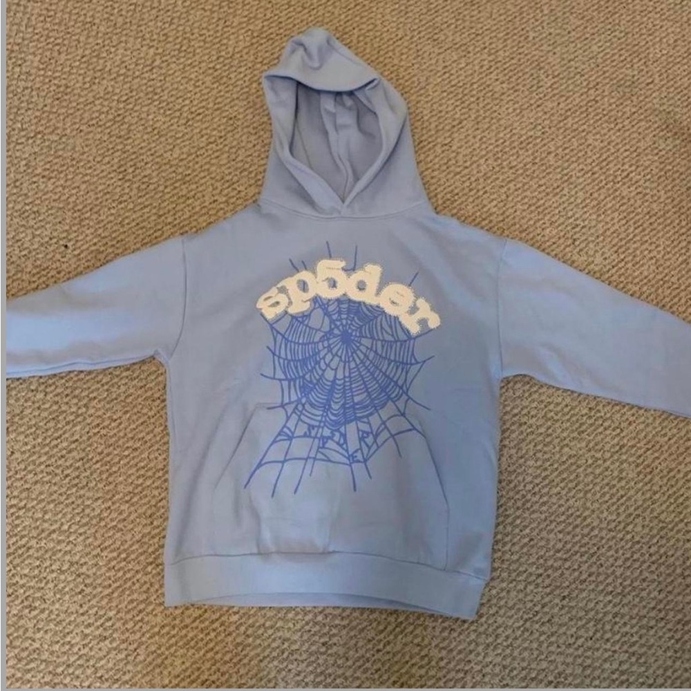 Blue Sp5der hoodie